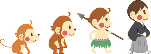 肩こりの原因 人類の進化イラスト.jpg